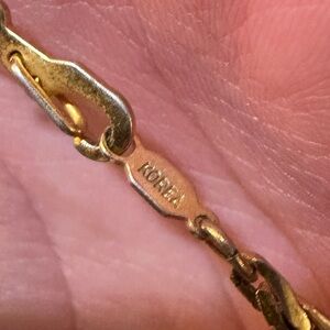 Korean Gold Plated Chain Necklace